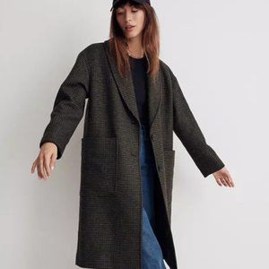 Madewell Carlton Coat in Houndstooth